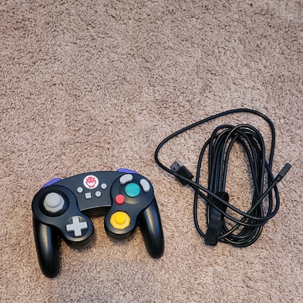 Nintendo Black and Purple GameCube Controller